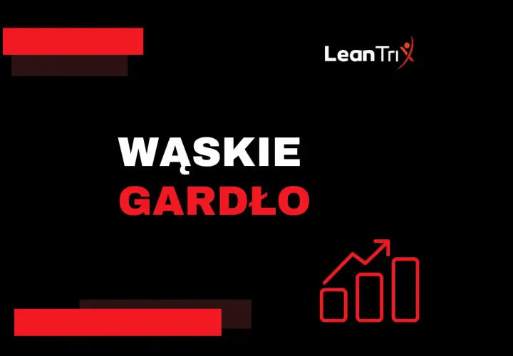 Wąskie gardło w procesie. Analiza i benchmarking dla optymalizacji. Logo LeanTri.