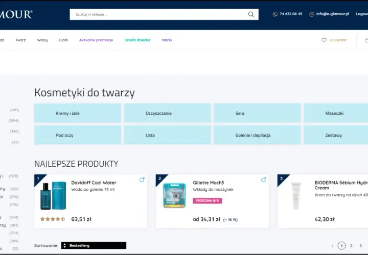 E-glamour.pl: kosmetyki do twarzy, kremy, sera, maseczki. Sprawdź aktualne promocje i znajdź swój e glamour kod rabatowy!