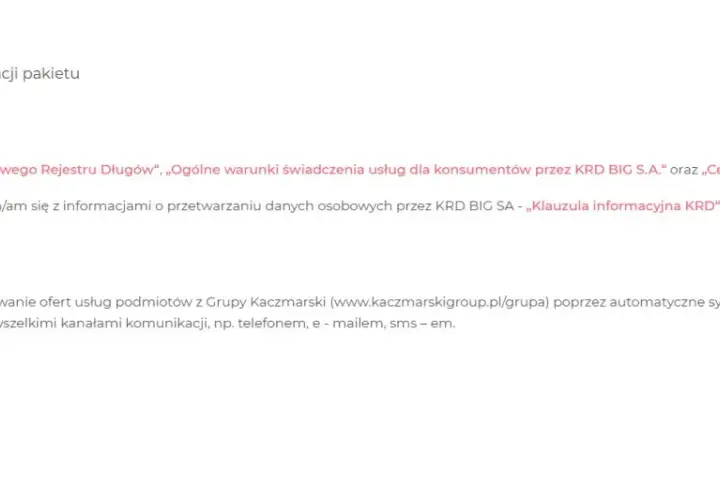 KRD: Ile kosztuje? Darmowe sprawdzenie i cennik dla firm