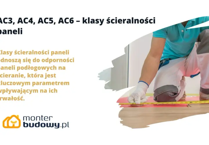 AC3, AC4, AC5, AC6 – klasy ścieralności paneli. Kluczowy parametr trwałości paneli podłogowych. Monter mierzy podłogę.