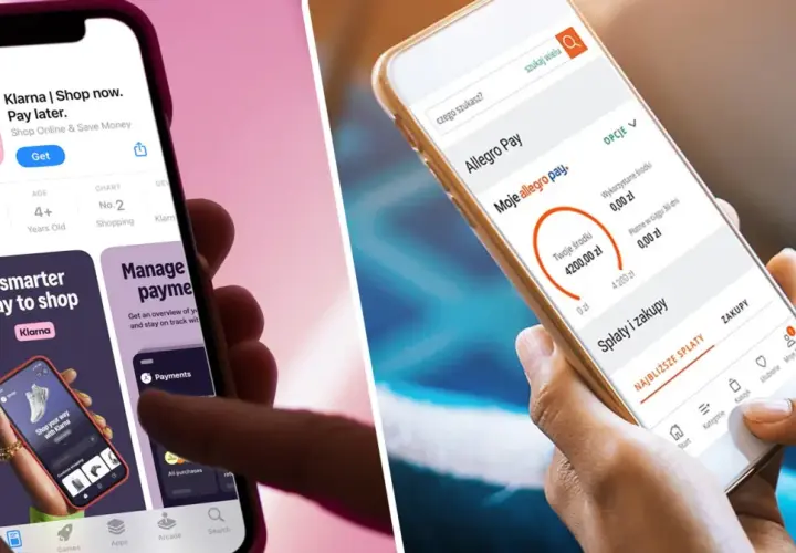 Aplikacje Klarna i Allegro Pay na smartfonach. Czy paypo wpływa na zdolność kredytową? Sprawdź, jak płatności odroczone kształtują Twoją historię finansową.