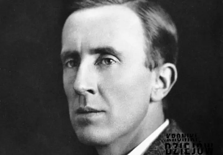 Portret J.R.R. Tolkiena, autora, który napisał Władcę Pierścieni.