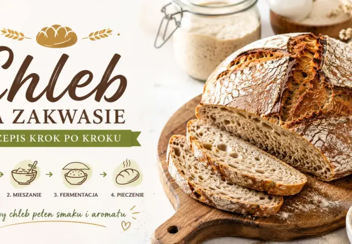 Chleb na zakwasie przepis krok po kroku: zakwas, mieszanie, fermentacja, pieczenie. Domowy chleb pełen smaku i aromatu.