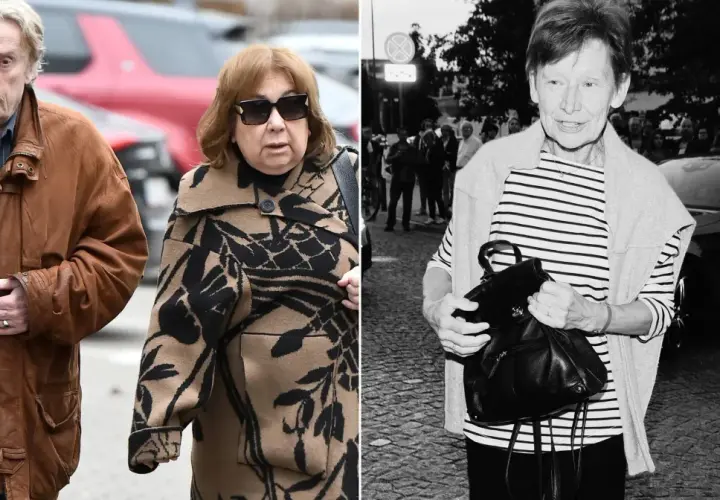 Daniel Olbrychski z żoną, w stylizacjach z charakterem.