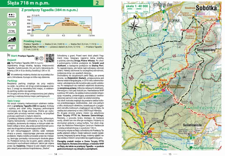 Jak zdobyć koronę gór polskich? Trasa na Ślężę z przełęczy Tąpadła, 7,7 km, 2:35 h. Mapa szlaków, opis trasy, dojazd i parking.