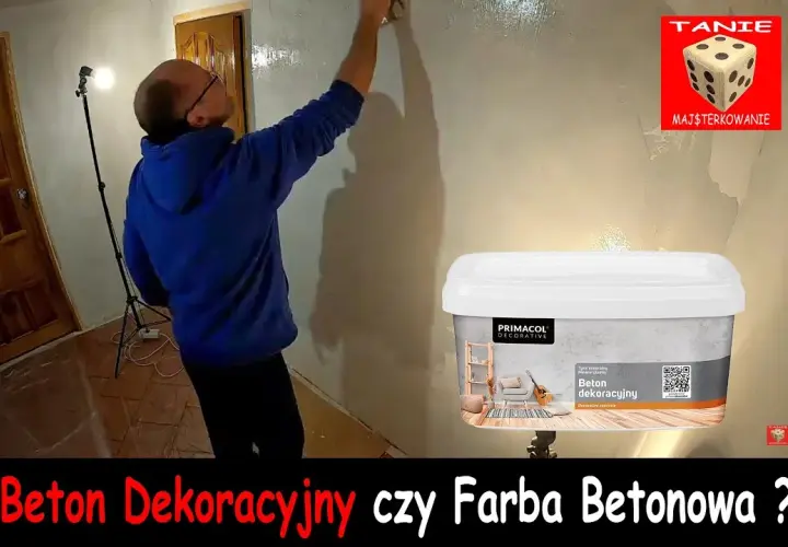 Beton dekoracyjny czy farba betonowa? Porównaj i wybierz mądrze.