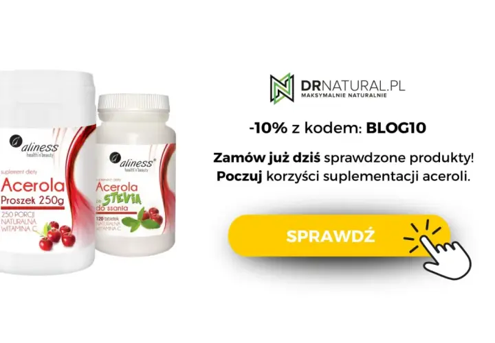 Suplementy diety z aceroli: proszek i tabletki do ssania. Dowiedz się, acerola co to i jakie ma korzyści.