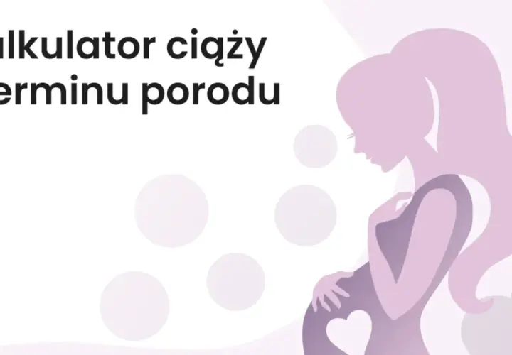 Kalkulator ciąży i terminu porodu. Sylwetka kobiety w ciąży, z sercem na brzuchu. Pomocny w obliczeniach jest kalkulator ciąży, który może wykorzystywać np. regułę Naegele.