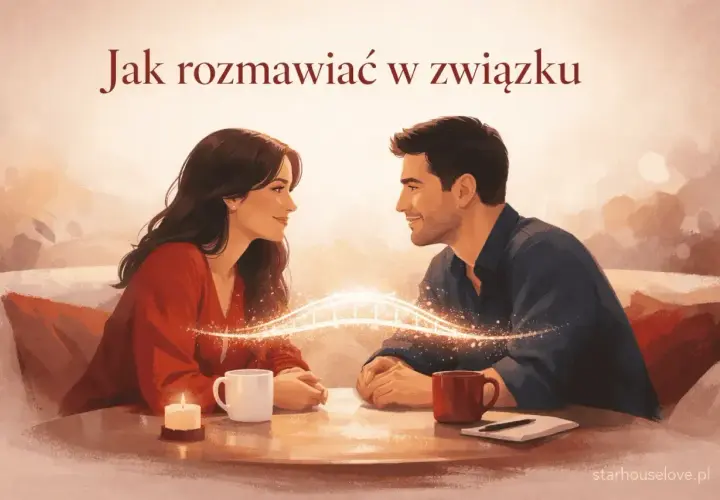 Para rozmawia przy świecy. Nawet introwertyk w związku potrafi budować mosty porozumienia.