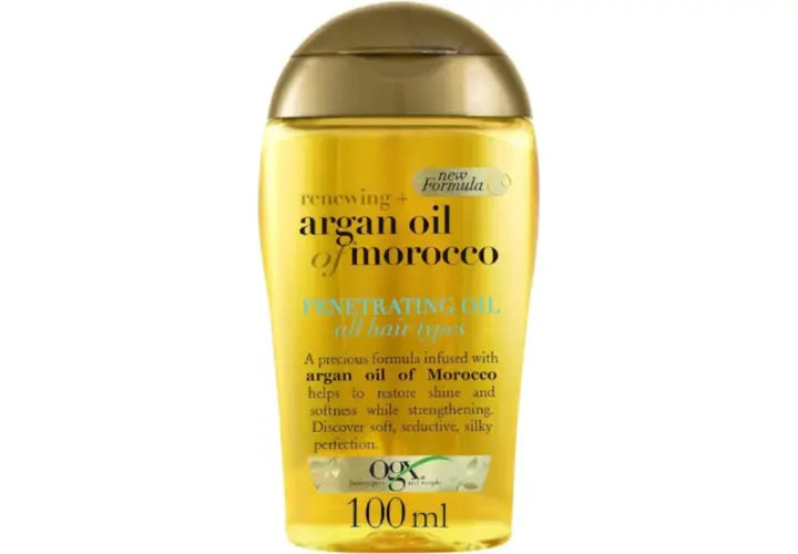 Botella de aceite de argán para el cabello, fórmula renovadora para todo tipo de cabello, 100 ml.