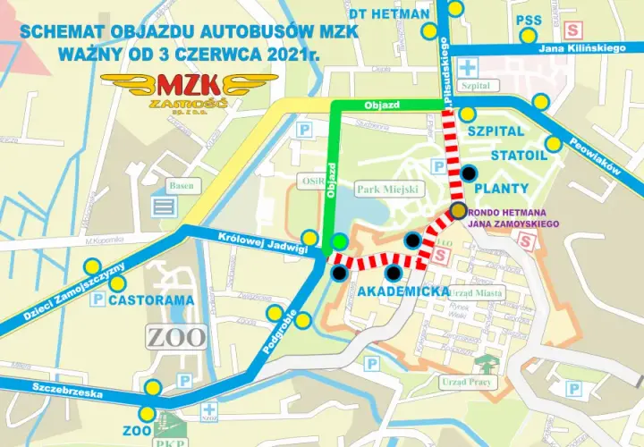 Linia 44 Zamość-Niewirków: Gdzie wsiąść i sprawdzić rozkład?