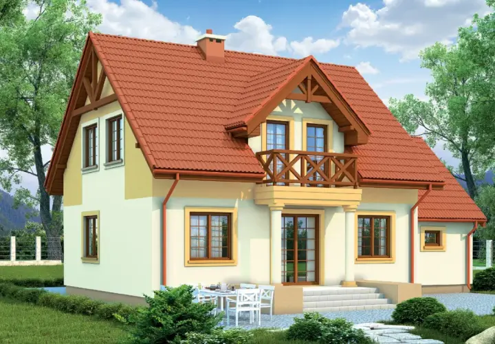 Najlepsze kolory elewacji do brązowego dachu i efektywne symulacje