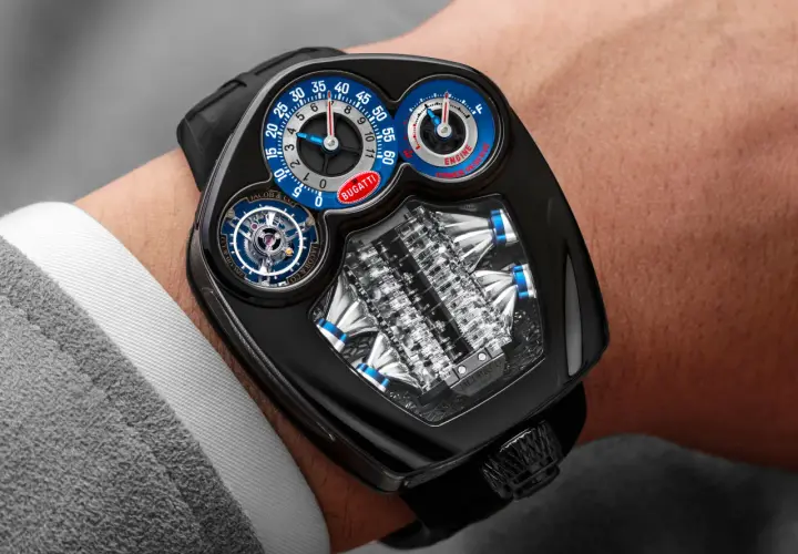 Jacob & Co. Bugatti: Zegarki z silnikiem W16/V16. Cena i dostępność PL