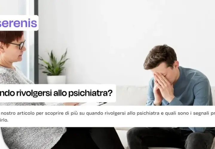 Un uomo in difficoltà parla con una psicologa. Lo psicologo può fare diagnosi e aiutare a capire quando è il momento di chiedere aiuto.