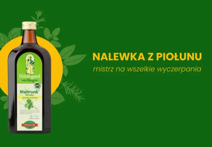 Butelka nalewki z piołunu i miodu, "Maitrunk", mistrz na wszelkie wyczerpania.