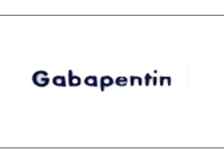 Napis "Gabapentin" na białym tle. Lek ten pomaga w leczeniu bólu neuropatycznego.