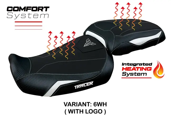 Selle personalizzate moto con sistema di riscaldamento integrato. Comfort System per viaggi più caldi.