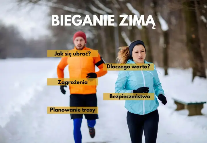 Para biegaczy zimą: jak się ubrać, zagrożenia, planowanie trasy, dlaczego warto i bezpieczeństwo.