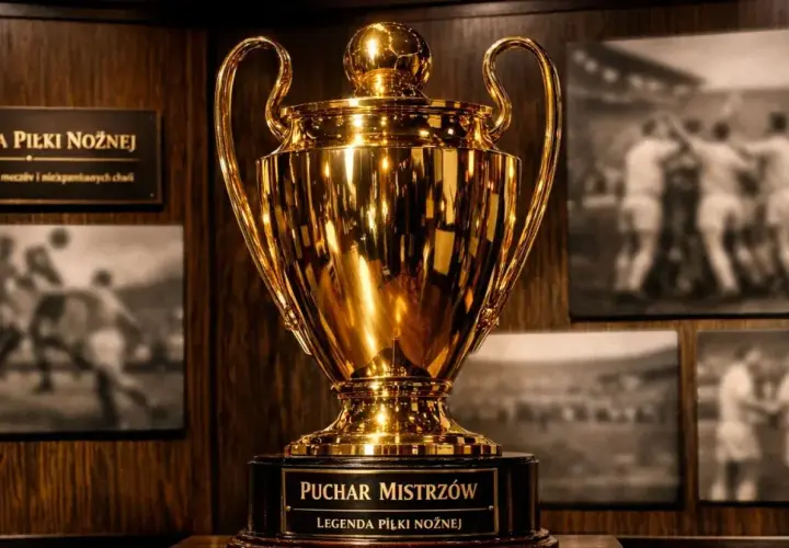 Złoty Puchar Mistrzów, symbol wielkich meczów i niepamiętnych chwil. To historia mistrzostw świata w piłce nożnej, uwieczniona na zdjęciach legend.