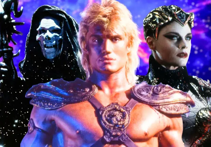 He-Man, Skeletor et Evil-Lyn, la distribution de Masters of the Universe, se tiennent prêts pour la bataille.