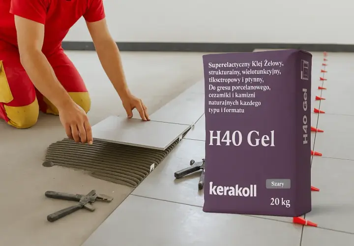 Układanie płytek na zewnątrz wymaga odpowiedniego produktu. Jaki klej do płytek na zewnątrz sprawdzi się najlepiej? H40 Gel Kerakoll to superelastyczny klej żelowy, idealny do gresu i kamienia.