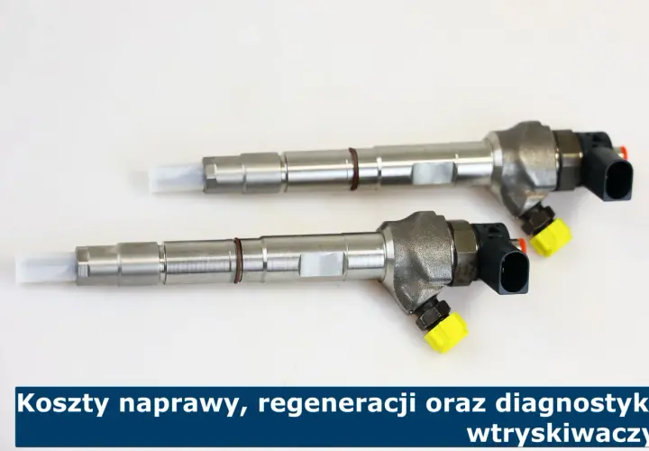 Dwa wtryskiwacze diesla, gotowe do wymiany. Informacje o kosztach naprawy i diagnostyki wtryskiwaczy.