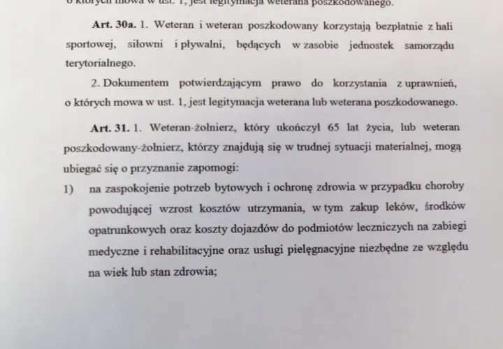 Ustawa o weteranach: Kluczowe informacje i wpływ na weteranów