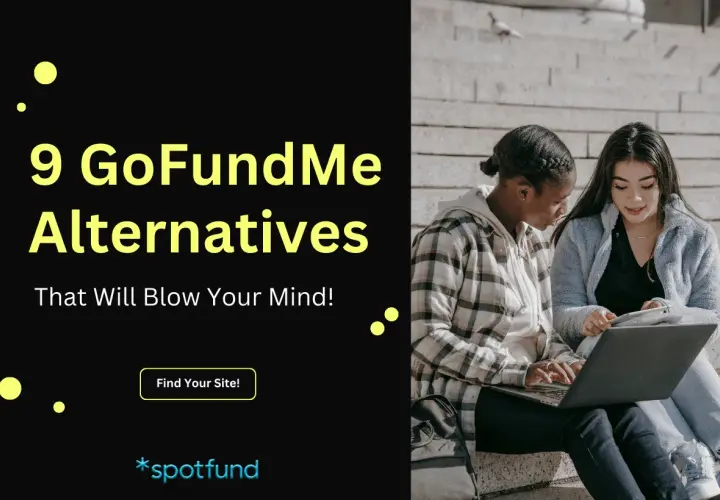 Discover 9 GoFundMe alternatives for individuals. Two young women collaborate on a laptop, seeking funding solutions.