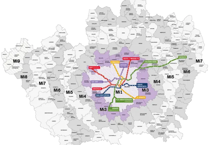  Mediolan metro mapa i bilety na komunikację miejską 