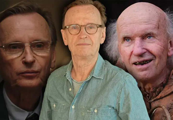 Johan Ulveson i olika roller från filmer och tv-program.