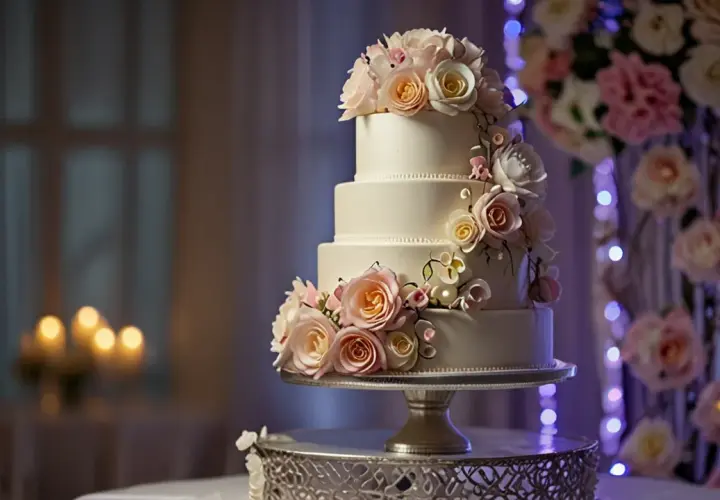 Eleganckie torty z kwiatami: Połączenie smaku i estetyki w jednym