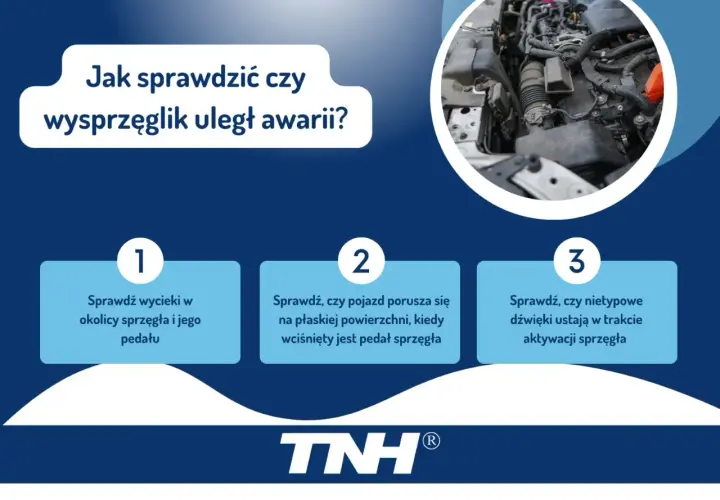 Jak sprawdzić, czy wysprzęglik działa poprawnie? Sprawdź wycieki, ruch pojazdu i nietypowe dźwięki.
