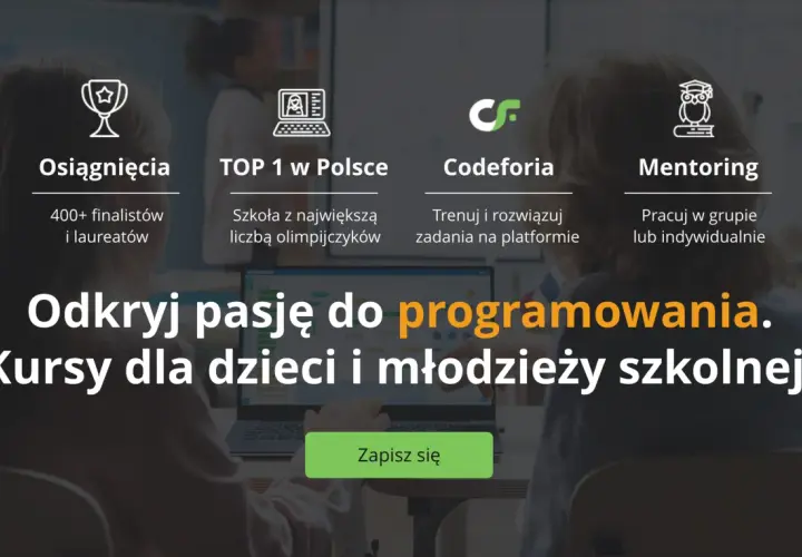 Zajęcia z programowania dla młodzieży w Warszawie - wybierz najlepsze kursy
