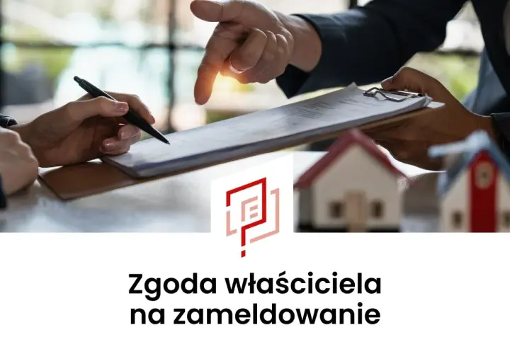 Podpisanie umowy najmu na czas nieokreślony. Właściciel wyraża zgodę na zameldowanie najemcy.