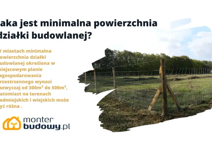 Minimalna wielkość działki budowlanej na wsi może być różna, w przeciwieństwie do miast, gdzie wynosi zazwyczaj 300-500 m². Ogrodzona działka z widokiem na drzewa.
