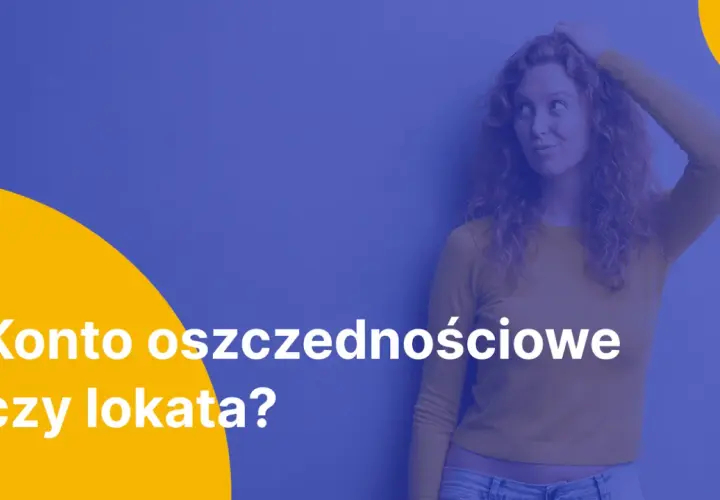 Konto oszczędnościowe czy lokata? Młoda kobieta zastanawia się nad wyborem najlepszej opcji dla swoich oszczędności.