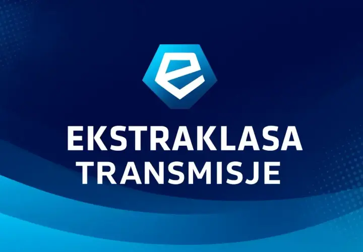 Logo Ekstraklasy i napis "EKSTRAKLASA TRANSMISJE". Zastanawiasz się, ekstraklasa jaki kanał transmituje?