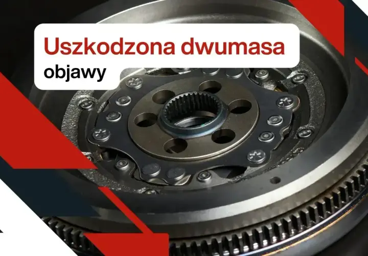 Zbliżenie na koło dwumasowe, które może wskazywać objawy uszkodzonej dwumasy w dieslu.