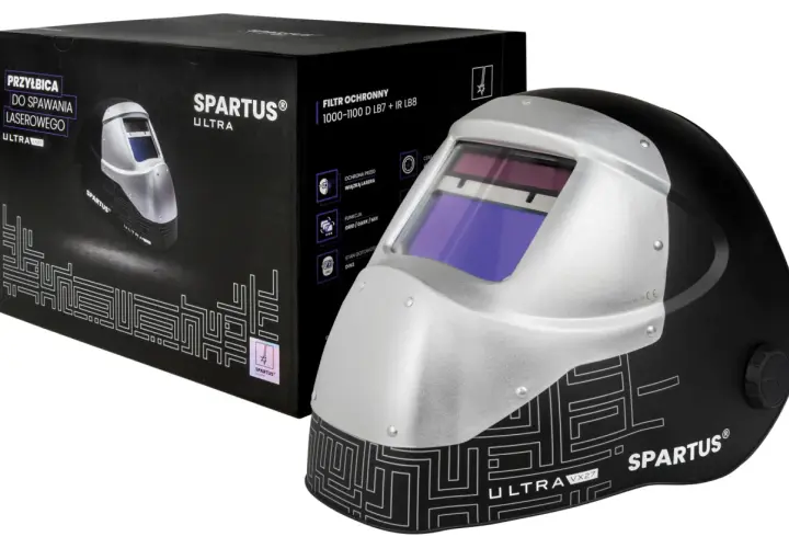 Spawarka laserowa Spartus Ultra VX27 w opakowaniu. Firma Spartus oferuje profesjonalny sprzęt spawalniczy.