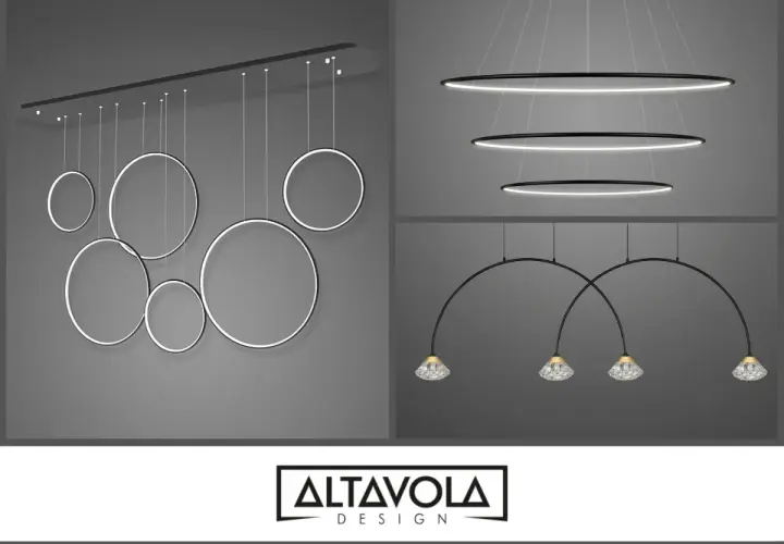 Nowoczesne lampy wiszące, w tym okręgi i łuki z kryształowymi kloszami. Energooszczędne oświetlenie, które doda elegancji każdemu wnętrzu.