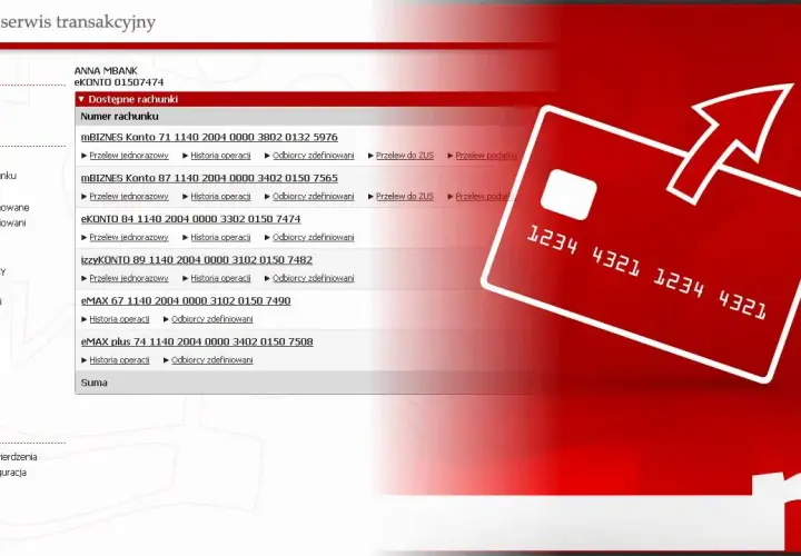 Przelew z karty kredytowej mBank: Instrukcja. Poznaj ukryte koszty!