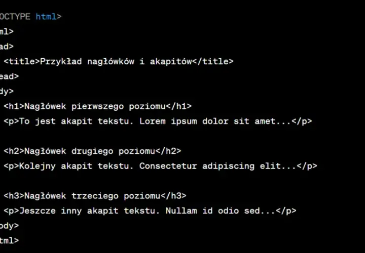 Co to jest znacznik HTML? Podstawy tworzenia stron WWW