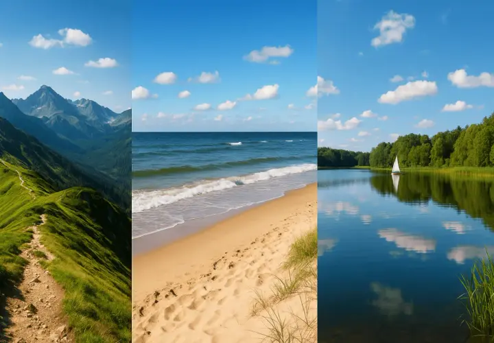 Gdzie na wakacje Polska? Tatry, Bałtyk czy Mazury – wybór należy do Ciebie!