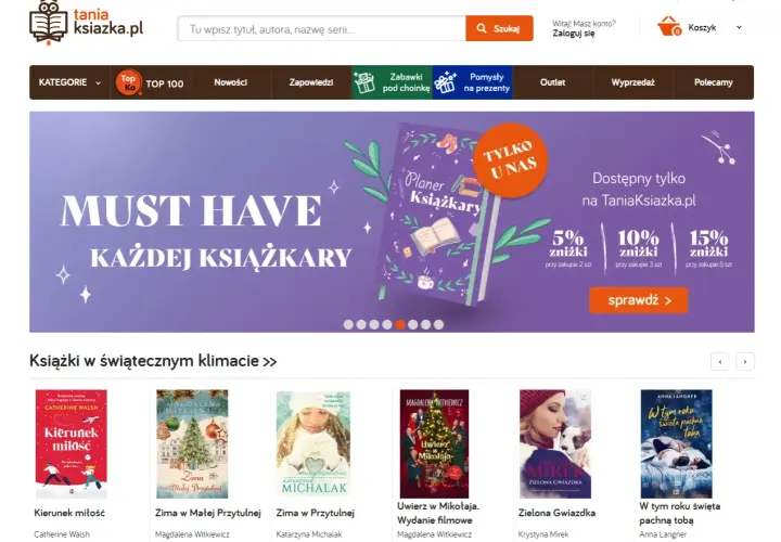 Najlepsze witryny na książki - ranking księgarni internetowych w Polsce