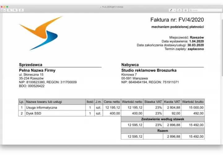 Split payment a faktury ponieżej 15 tys. zł? To zasady stosowania