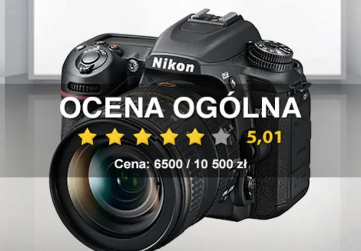 Nikon D7500 test: aparat z oceną 5,01 gwiazdek, cena 6500-10500 zł.