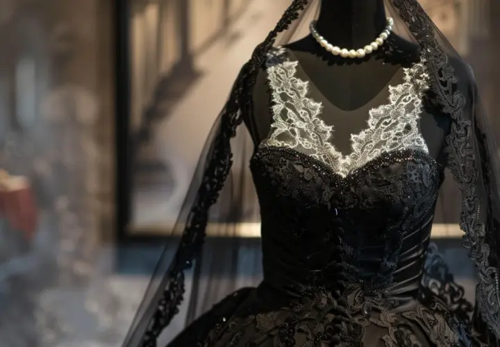 Czarne suknie ślubne: Elegancja w najczystszej postaci