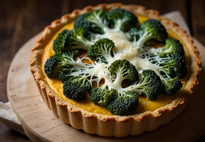 Tarta z brokułami i mozzarellą: Krok po kroku do idealnej tarty