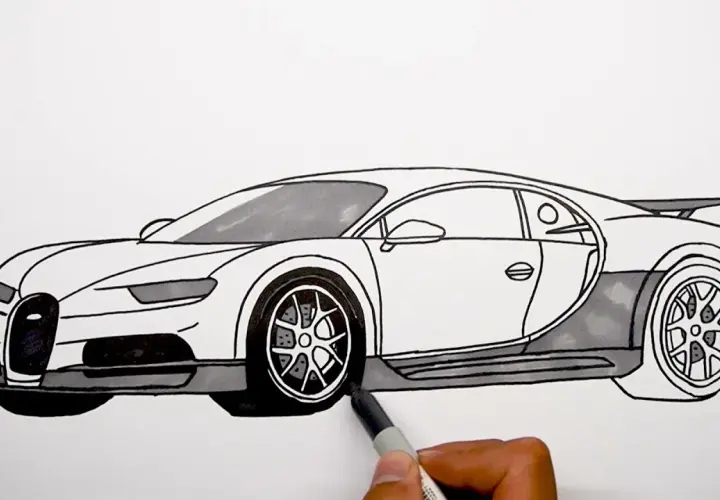 Jak narysować Bugatti Chiron: proste techniki i efektywne triki