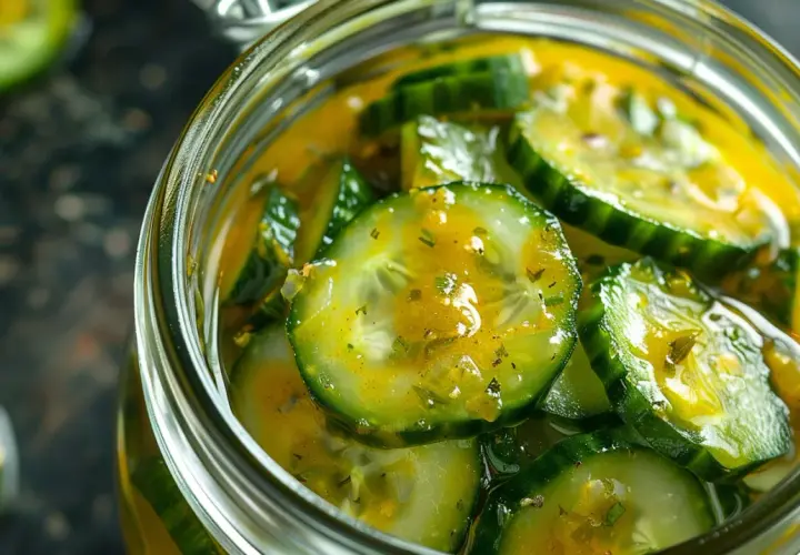Chrupiący dodatek do kanapek: ogórki kanapkowe w curry - przepis